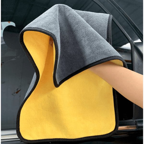Planet Gates Gray And Yellow / 30x60CM 30x60CM Microfiber Towel Car Microfiber Cloth Wash Towel Microfiber Cleaning Cloth Car Wash Drying Towel Auto Detailing