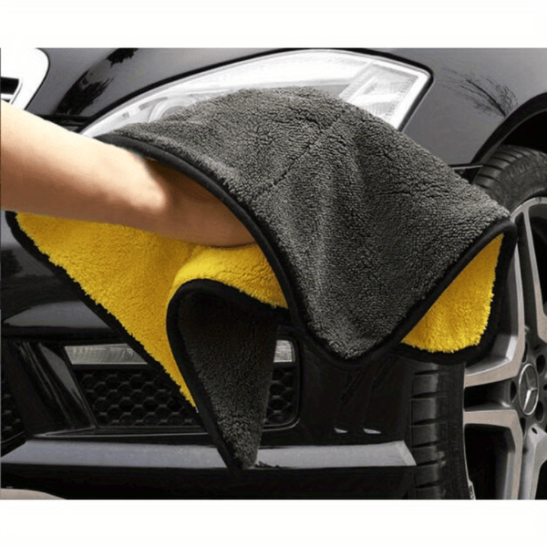 Planet Gates Gray And Yellow / 30x60CM 30x60CM Microfiber Towel Car Microfiber Cloth Wash Towel Microfiber Cleaning Cloth Car Wash Drying Towel Auto Detailing