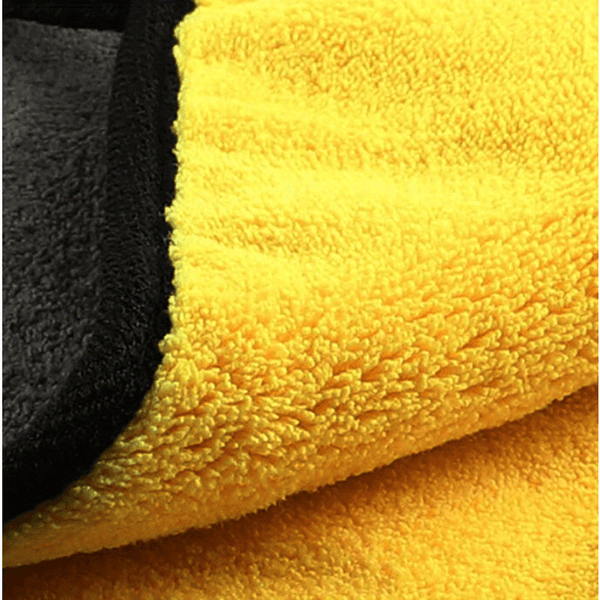 Planet Gates Gray And Yellow / 30x60CM 30x60CM Microfiber Towel Car Microfiber Cloth Wash Towel Microfiber Cleaning Cloth Car Wash Drying Towel Auto Detailing