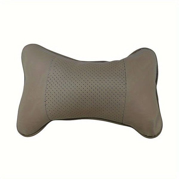 Planet Gates Gray Car Seat Neck Pillow Breathable Auto Head Neck Rest Cushion Relax Neck Support Cervical Headrest Comfortable Soft Car Pillow