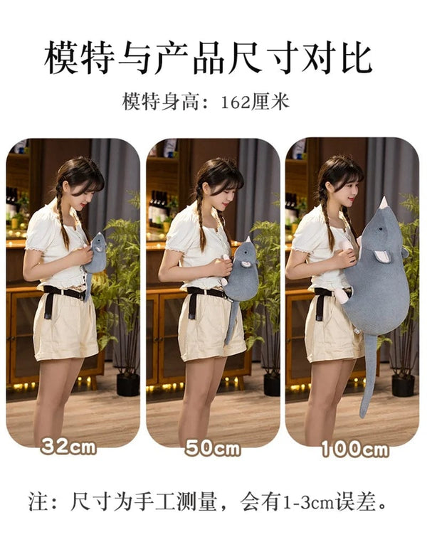 Planet Gates gray / CHINA / 32cm 32cm New Mini Soft Plush Simulation Mouse Plushie Doll Stuffed Rat Plush Animal Toy Mascot Peluche Mouse Doll for Pet