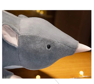 Planet Gates gray / CHINA / 32cm 32cm New Mini Soft Plush Simulation Mouse Plushie Doll Stuffed Rat Plush Animal Toy Mascot Peluche Mouse Doll for Pet