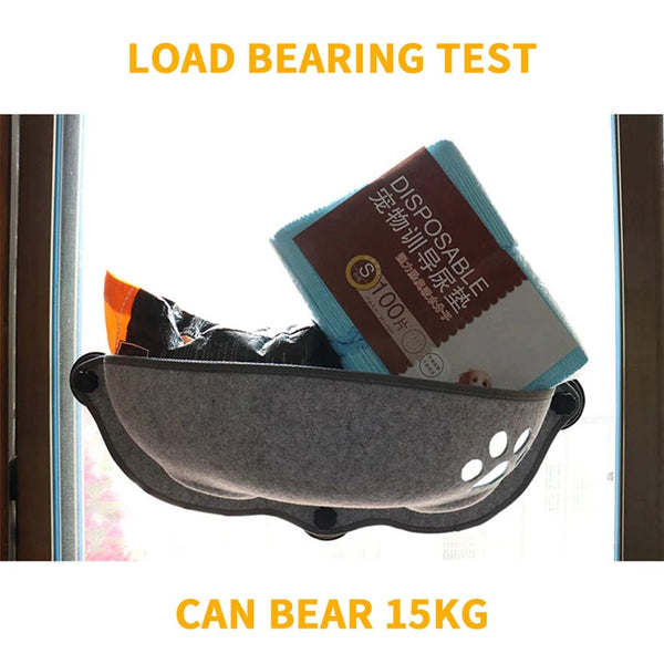 Planet Gates GRAY / CHINA Cat Window Hammock With Strong Suction Cups Pet Kitty Hanging Sleeping Bed Storage For Pet Warm Ferret Cage Cat Shelf Seat Beds