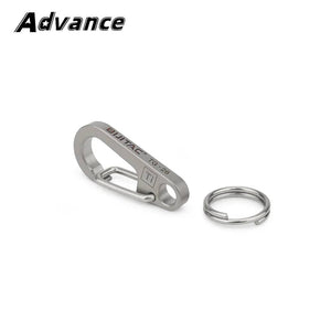 Planet Gates Gray / CHINA Small Titanium Alloy Keychain Belt Buckle Multi-function Car Key Chain Outdoor Tool Accessories EDC