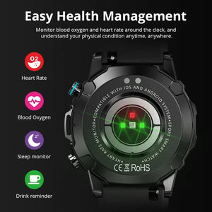 Planet Gates GRAY COLMI M42 Smartwatch 1.43'' AMOLED Display 100 Sports Modes Voice Calling Smart Watch Men Women Military Grade Toughness Watch