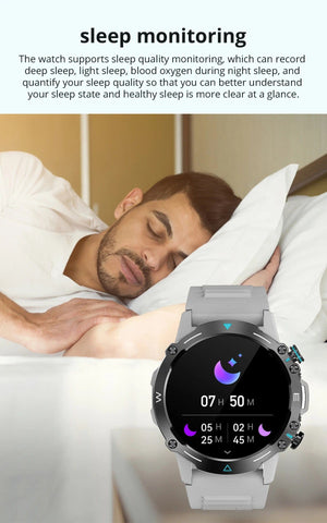 Planet Gates GRAY COLMI M42 Smartwatch 1.43'' AMOLED Display 100 Sports Modes Voice Calling Smart Watch Men Women Military Grade Toughness Watch