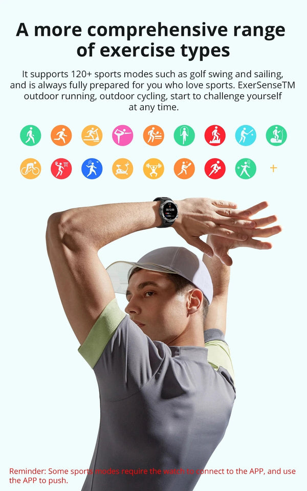 Planet Gates GRAY COLMI M42 Smartwatch 1.43'' AMOLED Display 100 Sports Modes Voice Calling Smart Watch Men Women Military Grade Toughness Watch