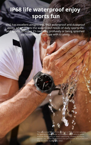 Planet Gates GRAY COLMI M42 Smartwatch 1.43'' AMOLED Display 100 Sports Modes Voice Calling Smart Watch Men Women Military Grade Toughness Watch