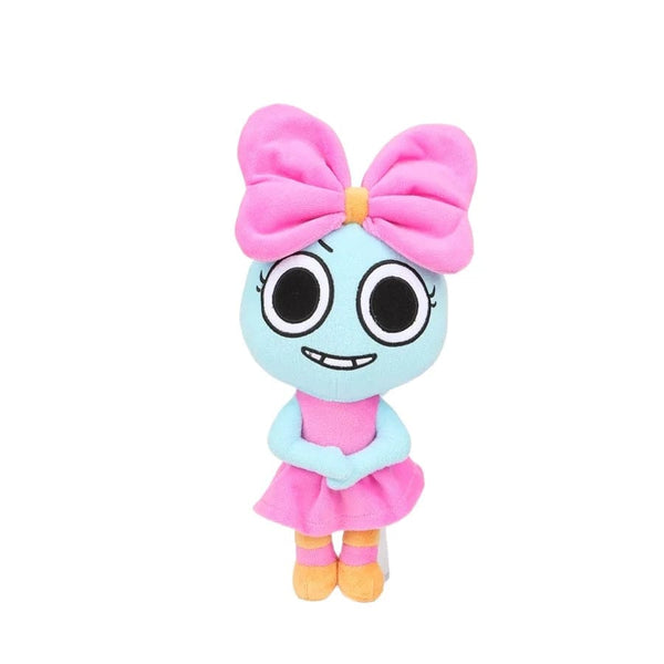 Planet Gates GRAY Dandy's World Plush Horror Game Dandy World Scrap Soft Stuffed Plush Toy Cute Boxten Poppys Plushie Pillow Dolls For Kids Gifts