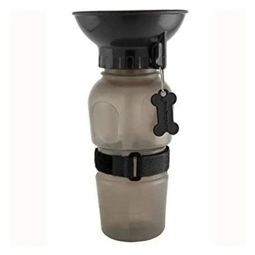 Planet Gates GRAY Dog Water Bottle Out Walking Dog Portable Water Bottle Dog Drinking Cup Cat Pet Water Feeding Supplies