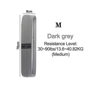 Planet Gates Gray Fitness Resistance Band Buttocks Expansion Fitness Cloth Rubber Band Elastic Expander Suitable For Home Exercise Sport Equipment