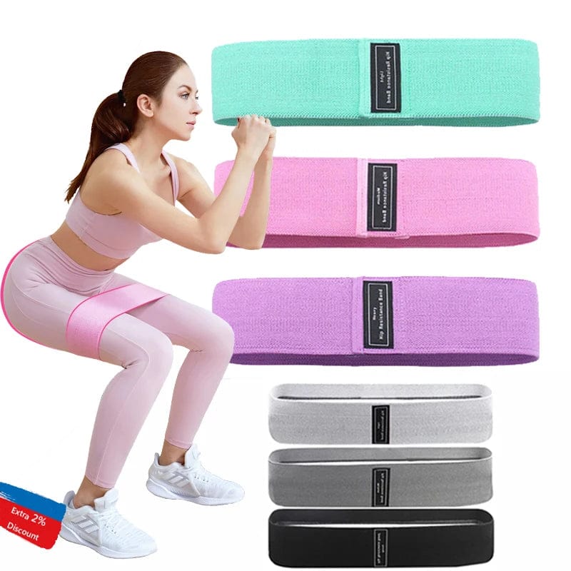Planet Gates Gray Fitness Resistance Band Buttocks Expansion Fitness Cloth Rubber Band Elastic Expander Suitable For Home Exercise Sport Equipment