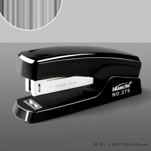 Planet Gates gray Hand Tools Labor-Saving Stapler Portable Stapling Tools Staplers for Desk Metal Grey/Black Paper Stapling Machine