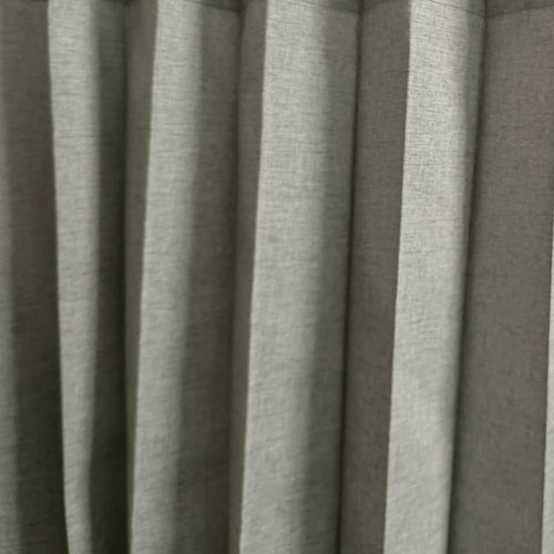 Planet Gates Gray Lake Green 1pc Solid Color Shower Curtain With Hooks, Toilet Partition Curtain, Punch-free Waterproof Imitation Linen Bathroom Curtain, Bathroom Accessories