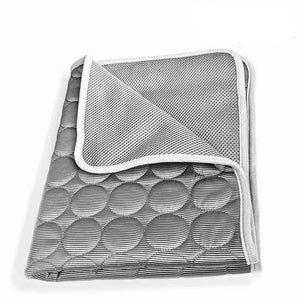 Planet Gates gray / M 62x50cm Dog Mat Cooling Summer Pad For Dogs Cat Blanket Sofa Breathable Pet Bed Washable For Small Medium Large Dogs