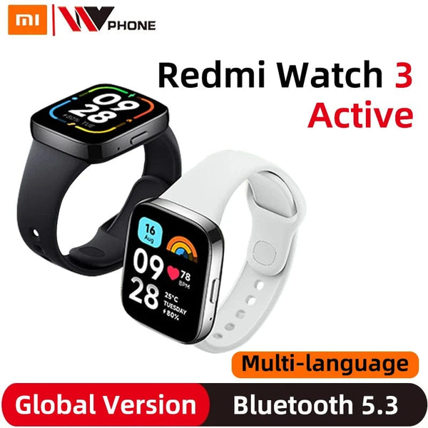 Planet Gates Gray n blue strap / CHINA Global Version Xiaomi Redmi Watch 3 Active 1.83" Display 5ATM Waterproof Bluetooth Phone Call 100+ Sport Modes New Arrivals