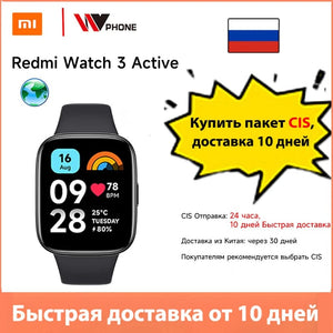 Planet Gates Gray n blue strap / CHINA Global Version Xiaomi Redmi Watch 3 Active 1.83" Display 5ATM Waterproof Bluetooth Phone Call 100+ Sport Modes New Arrivals