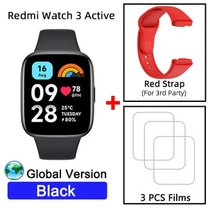 Planet Gates Gray n blue strap / CHINA Global Version Xiaomi Redmi Watch 3 Active 1.83" Display 5ATM Waterproof Bluetooth Phone Call 100+ Sport Modes New Arrivals
