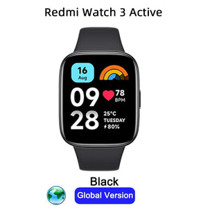 Planet Gates Gray n blue strap / CHINA Global Version Xiaomi Redmi Watch 3 Active 1.83" Display 5ATM Waterproof Bluetooth Phone Call 100+ Sport Modes New Arrivals