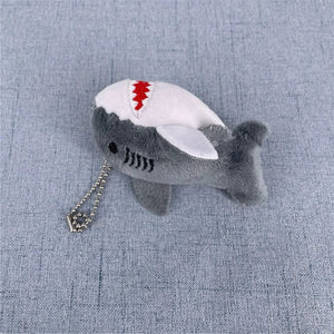 Planet Gates Gray NEW 3Colors , Size 8CM Stuffed Plush Shark Ocean Animal Plush Toy Doll , With Keychain Gift