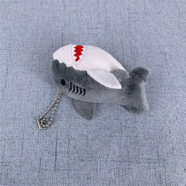 Planet Gates Gray NEW 3Colors , Size 8CM Stuffed Plush Shark Ocean Animal Plush Toy Doll , With Keychain Gift