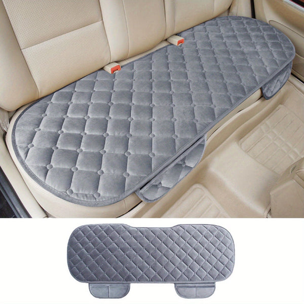 Planet Gates Gray Premium Quality Car Seat Cover - Plush and Comfortable Rear Seat Accessories - 1pc