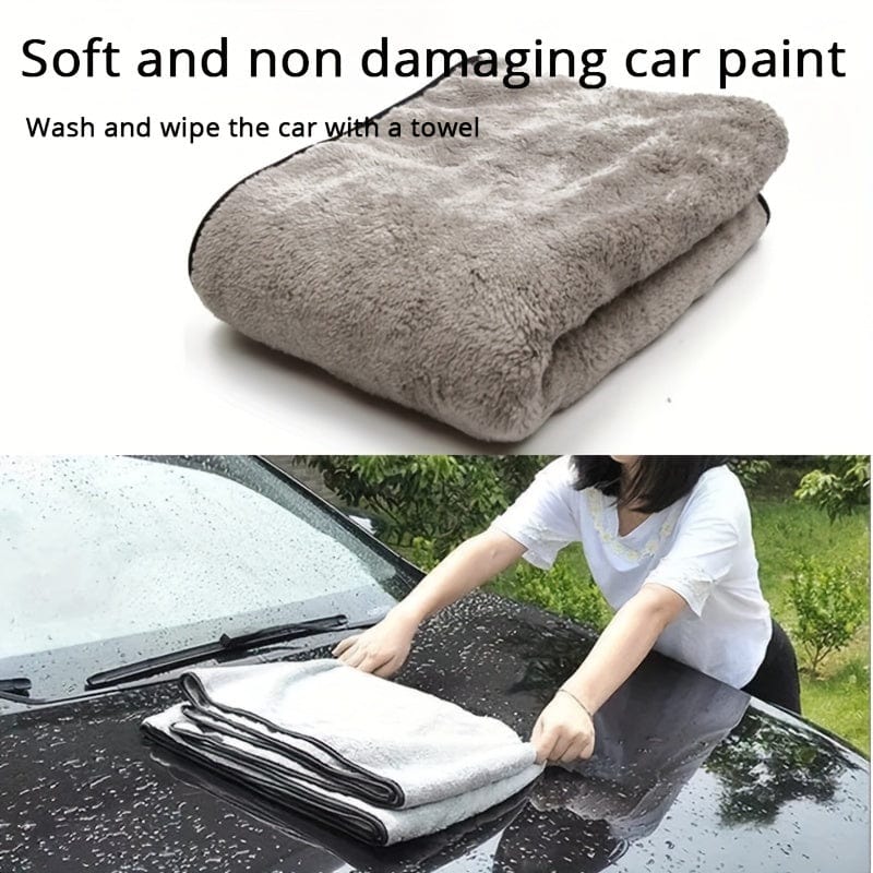 Planet Gates Gray Ultra Hygroscopic Car Cleaning Cloth High-quality Ultrafine Fiber Towel Washing And Cleaning Car
