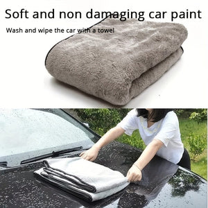 Planet Gates Gray Ultra Hygroscopic Car Cleaning Cloth High-quality Ultrafine Fiber Towel Washing And Cleaning Car