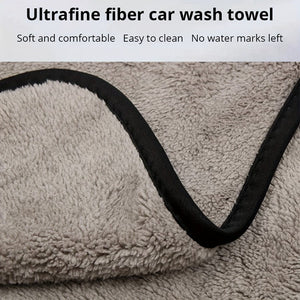 Planet Gates Gray Ultra Hygroscopic Car Cleaning Cloth High-quality Ultrafine Fiber Towel Washing And Cleaning Car