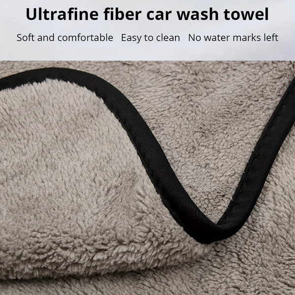 Planet Gates Gray Ultra Hygroscopic Car Cleaning Cloth High-quality Ultrafine Fiber Towel Washing And Cleaning Car