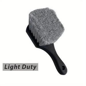 Planet Gates Gray Wheel & Tire Brush For Car Rim And All Exterior Surface Soft Bristle Car Wash Brush Cleans Tires & Releases Dirt And Road Grime