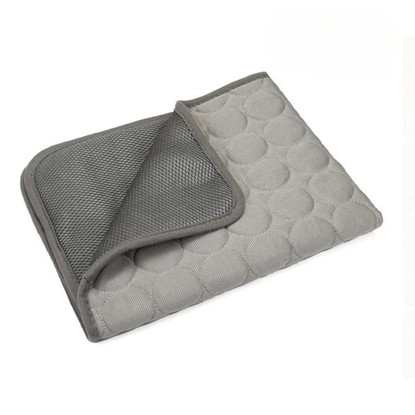 Planet Gates Gray / XS 40x30cm Pet Cooling Mat Summer Pet Cold Bed Extra Large For Small Big Dogs Pet Accessories Cat Durable Blanket Sofa Cat Ice Pad Blanket
