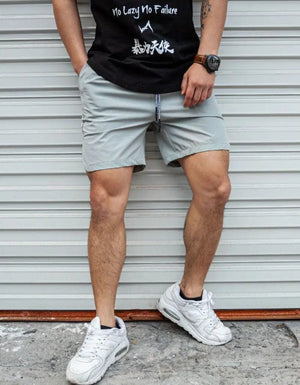 Planet Gates GRAY / XXXL Men Hot Shorts Light Weight Thin Short Pants Running Squat Fitness Shorts Men GYM Wear Quick-drying Drawstring Shorts
