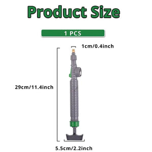 Planet Gates Grayish green Adjustable Pull Out Type Beverage Bottle Spray Watering Nozzle Watering Can Pressure Atomizing Nozzle Gardening Tools