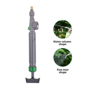 Planet Gates Grayish green Adjustable Pull Out Type Beverage Bottle Spray Watering Nozzle Watering Can Pressure Atomizing Nozzle Gardening Tools