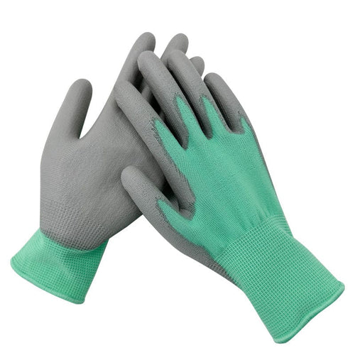 Planet Gates Green-1 Pair 1pair/3pairs/ 6pairs Unisex Gardening Gloves Durable Waterproof Oil Resistant Non-Slip Anti-stab Handwork Protective Gloves