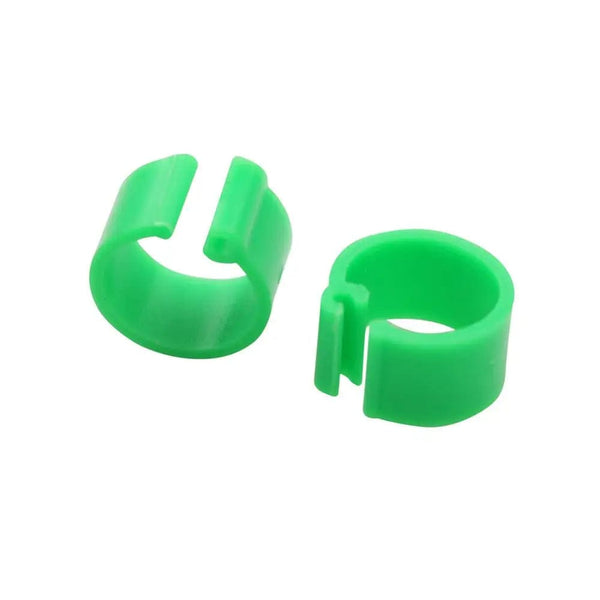 Planet Gates Green / 100 Pcs 100 Pcs Plastic Foot Ring Pigeon Foot Ring 8mm Bird Mark Foot Ring Bird Breeding Pigeon Poultry Feeding Poultry PIGEON FOOT RING