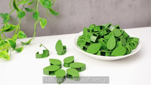Planet Gates Green 10pcs, Plant Climbing Wall Fixture Clips, Self-adhesive Plant Fixing Hook, Sticky Plant Fixing Clip For Plant Garden Pothos Vine Decoration