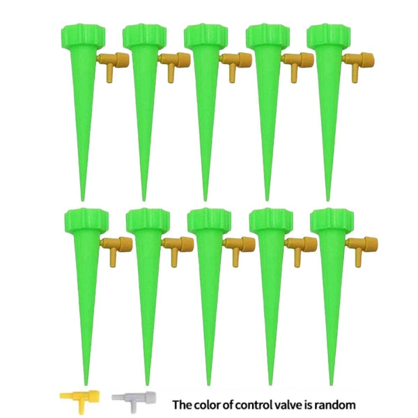 Planet Gates Green 10PcsSelf-Watering Kits Automatic Waterers Drip Irrigation Indoor Plant Watering Device Plant Garden Gadgets Creative