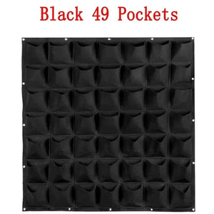 Planet Gates Green 12 Pockets NEW Wall Hanging Pockets Planting Bags Flower Pot Home Garden Grow Bag Garden Planter Vertical Suculentas Plant Pot Home Decor