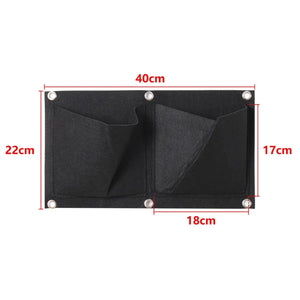 Planet Gates Green 12 Pockets NEW Wall Hanging Pockets Planting Bags Flower Pot Home Garden Grow Bag Garden Planter Vertical Suculentas Plant Pot Home Decor