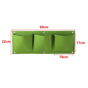 Planet Gates Green 12 Pockets NEW Wall Hanging Pockets Planting Bags Flower Pot Home Garden Grow Bag Garden Planter Vertical Suculentas Plant Pot Home Decor