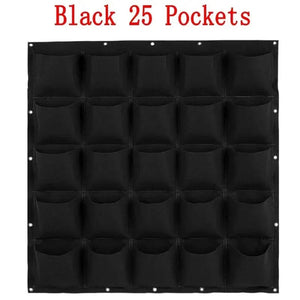 Planet Gates Green 12 Pockets NEW Wall Hanging Pockets Planting Bags Flower Pot Home Garden Grow Bag Garden Planter Vertical Suculentas Plant Pot Home Decor