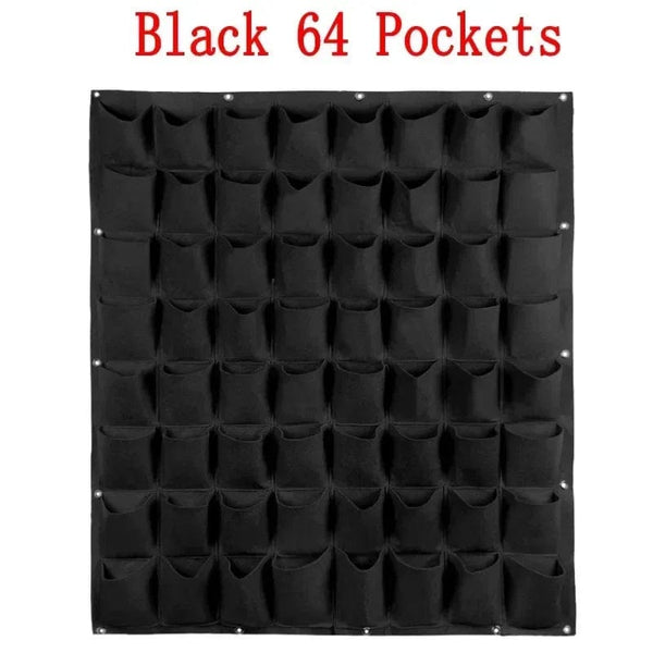 Planet Gates Green 12 Pockets NEW Wall Hanging Pockets Planting Bags Flower Pot Home Garden Grow Bag Garden Planter Vertical Suculentas Plant Pot Home Decor