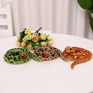 Planet Gates green / 120cm Simulated Python Snake Plush Toy Giant Boa Cobra Long Stuffed Snake Plushie Pillow Children Boys Gift Home Decoration