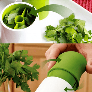 Planet Gates Green / 1pc 1pc, New Herb Grinder Mill, Parsley Shredder Chopper, Multifunction Fruit Vegetable Cutter, Garlic Press Squeezer, Kitchen Tool, Kitchen Gadgets