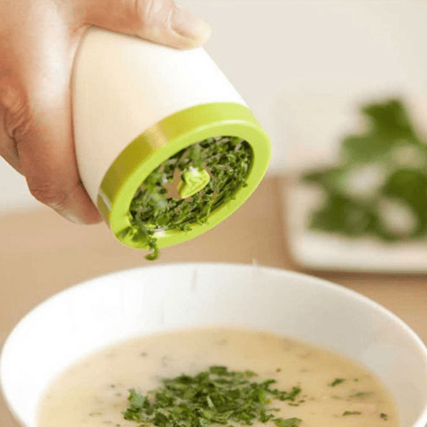 Planet Gates Green / 1pc 1pc, New Herb Grinder Mill, Parsley Shredder Chopper, Multifunction Fruit Vegetable Cutter, Garlic Press Squeezer, Kitchen Tool, Kitchen Gadgets