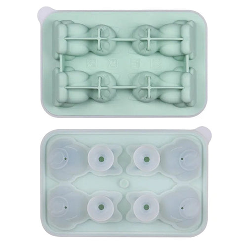 Planet Gates green 1PC 3D Cat Ice Block Mold Easy to Release Silicone Ice Hockey Device Household Kitchen Ice Making Mold Free of BPA