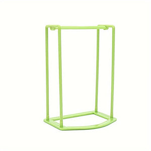 Planet Gates Green 1pc Clothes Hanger Organizer, Plastic Storage Hanger Bracket Rack, Idle Hanger Stacking Rack Storage Rack, Portable Hanger Stacker, Space Saving