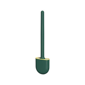 Planet Gates Green 1pc, Detachable Soft Rubber Toilet Brush With No Dead Angle Cleaning - Easy To Use And Effective